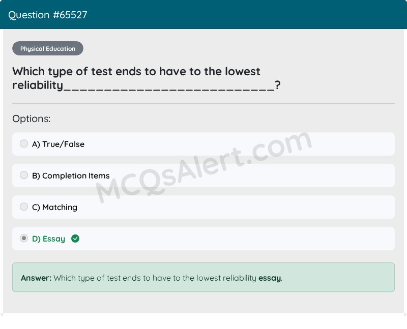 Question Screenshot