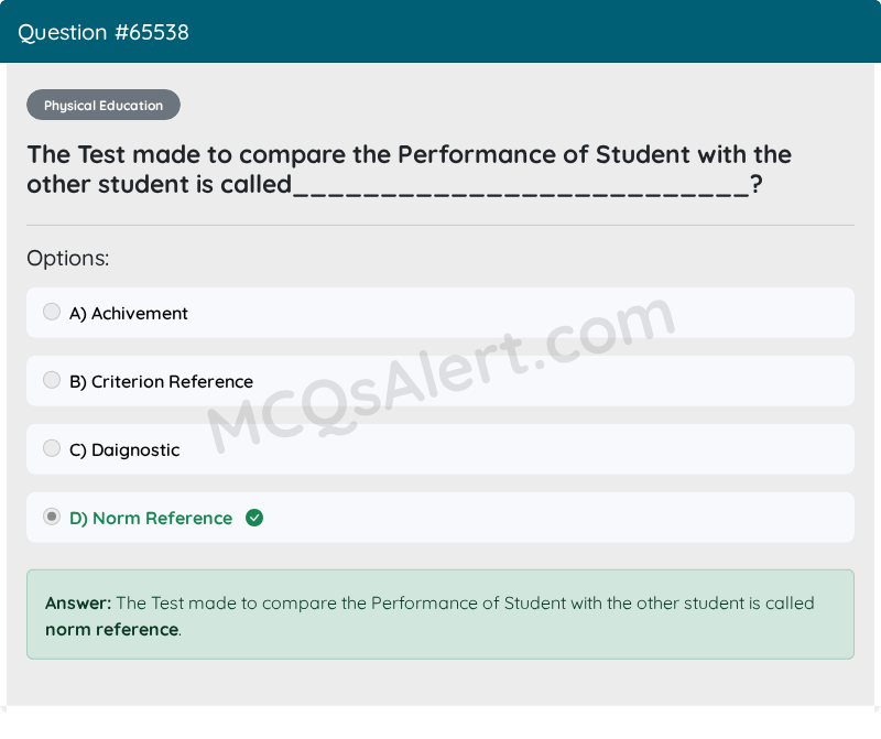 Question Screenshot
