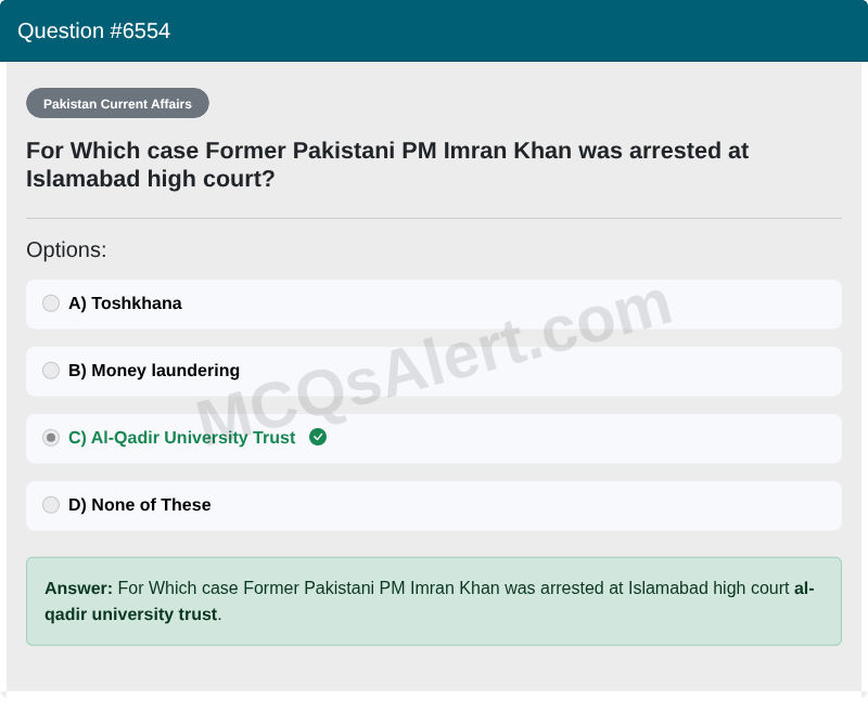 Question Screenshot