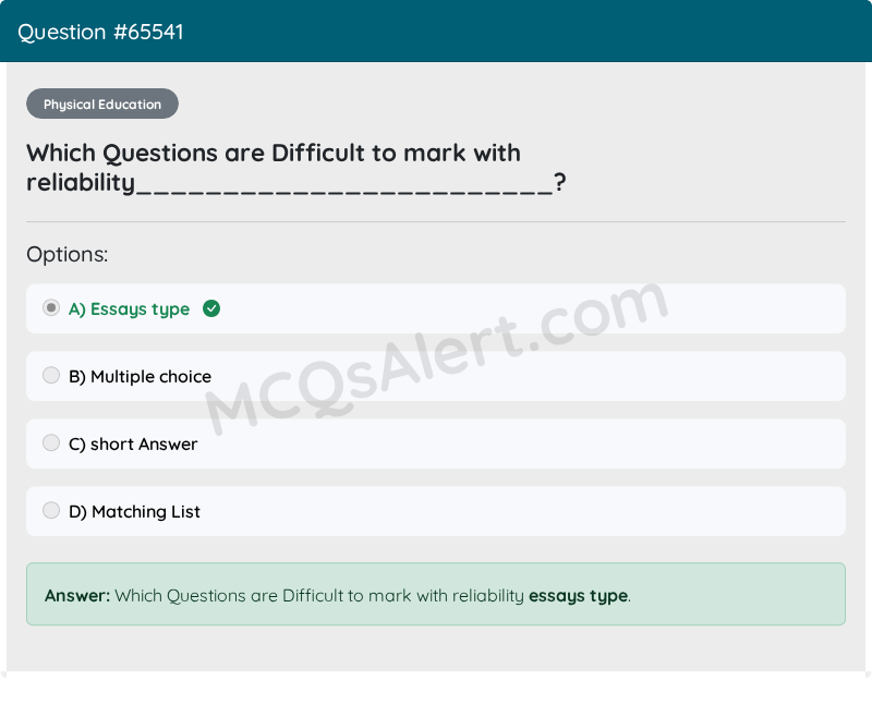 Question Screenshot