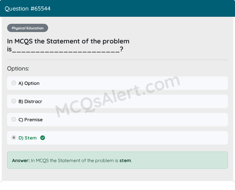 Question Screenshot