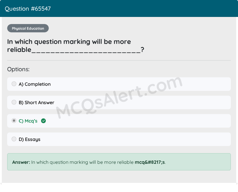 Question Screenshot
