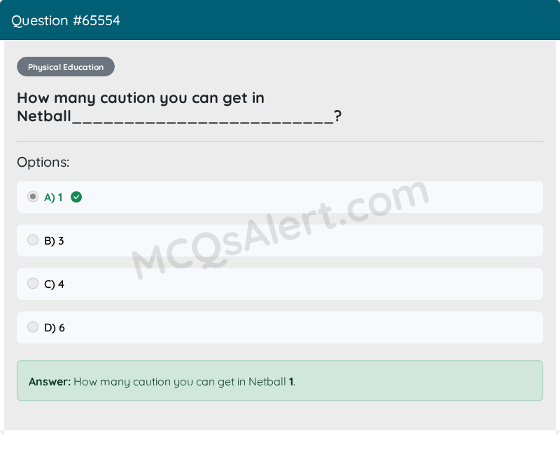 Question Screenshot
