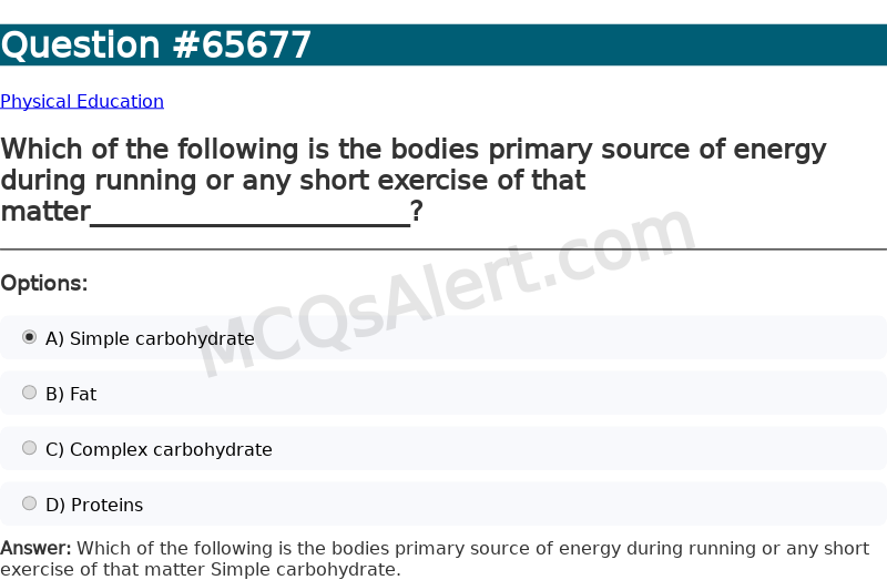 Question Screenshot