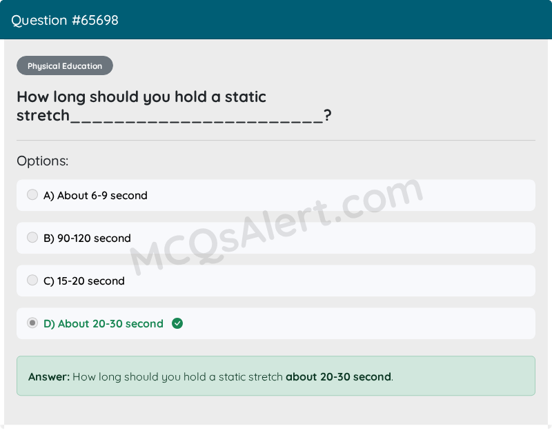 Question Screenshot