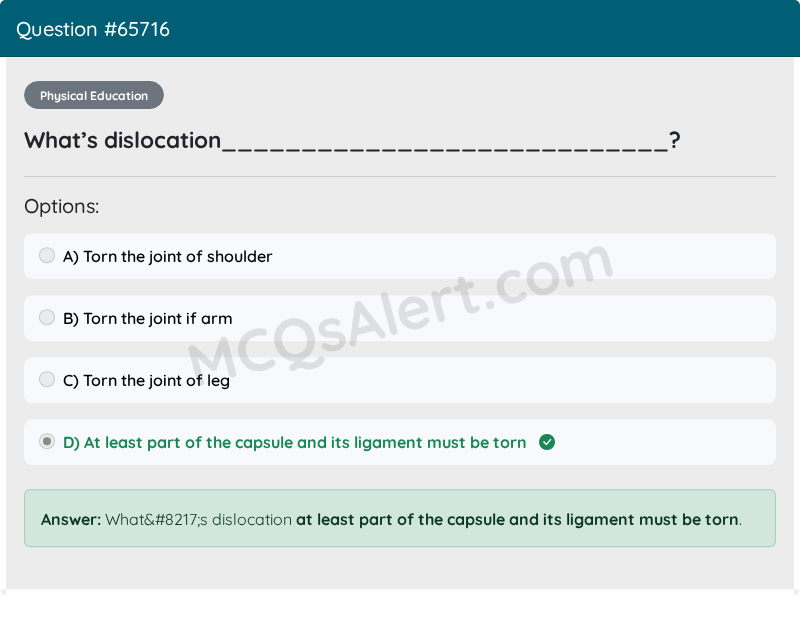 Question Screenshot