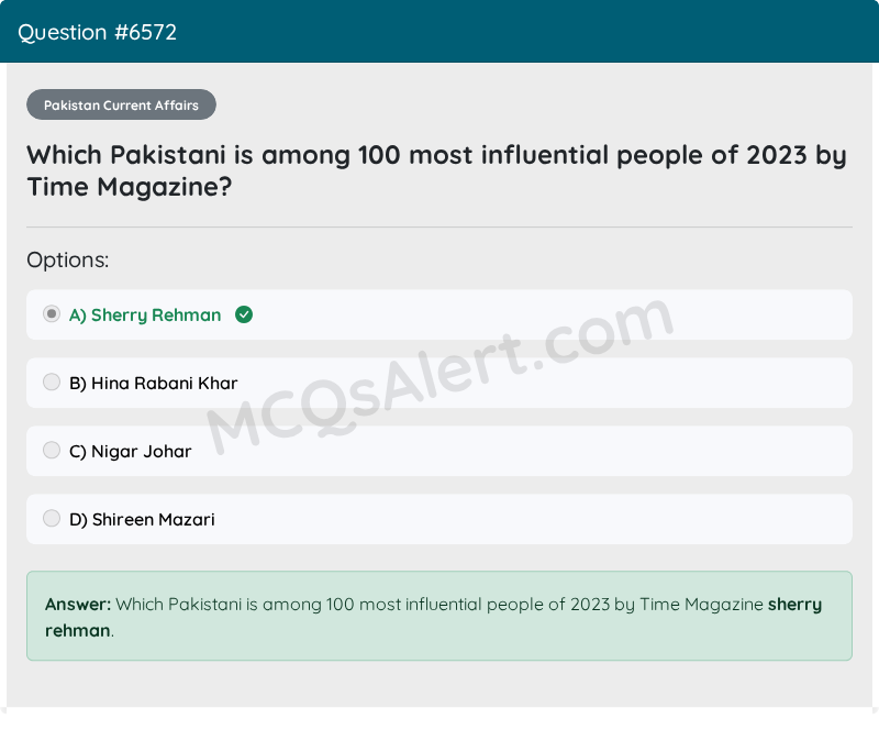 Question Screenshot