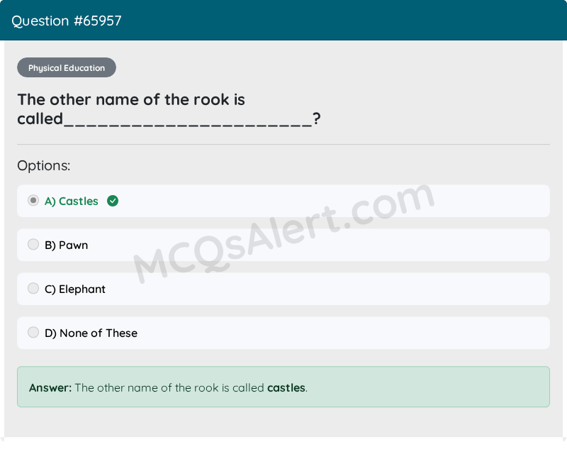Question Screenshot