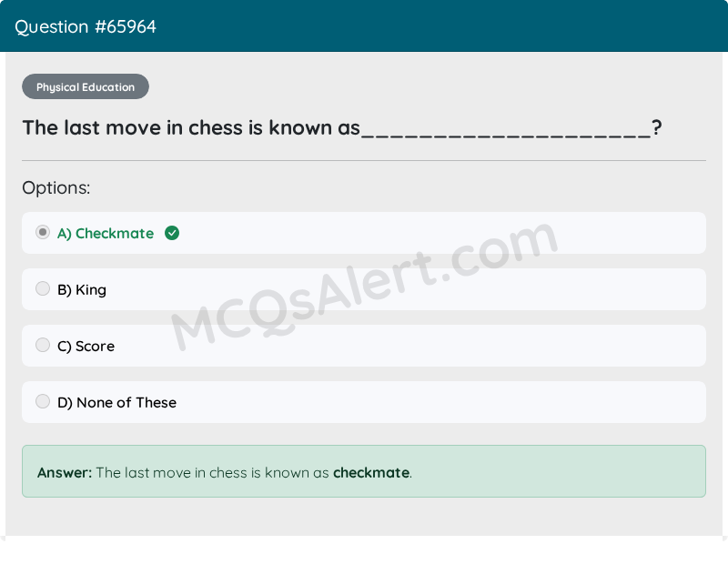 Question Screenshot