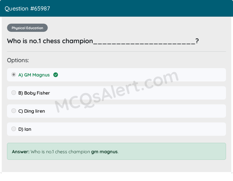 Question Screenshot