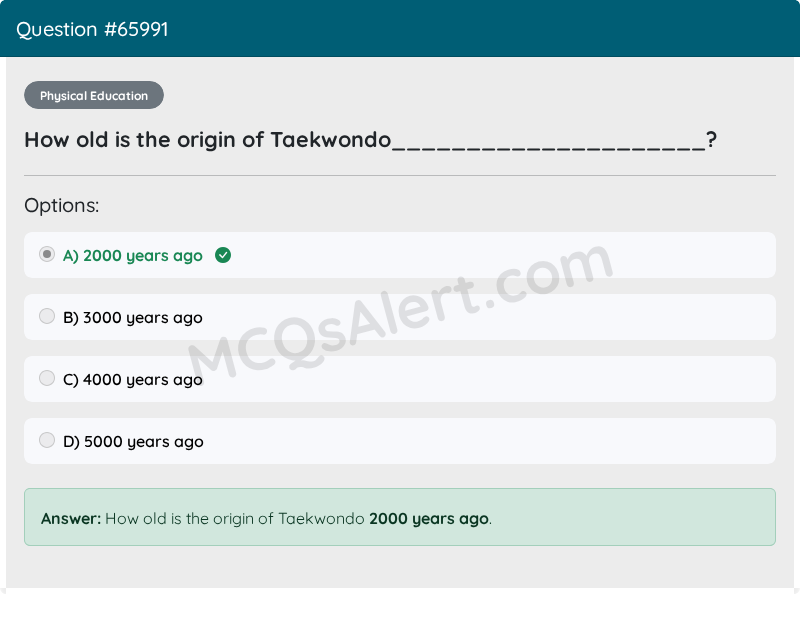 Question Screenshot