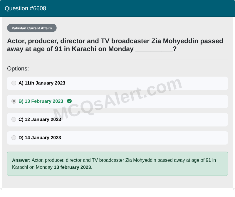 Question Screenshot