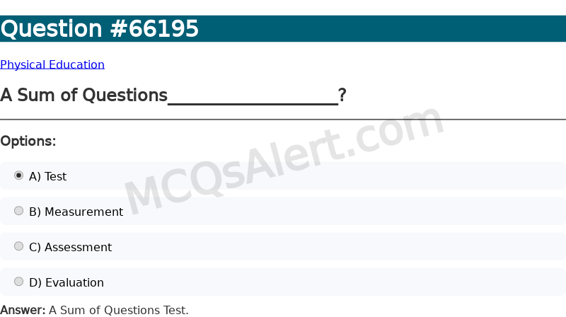 Question Screenshot