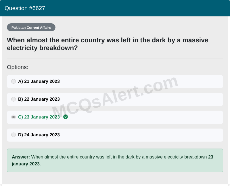Question Screenshot