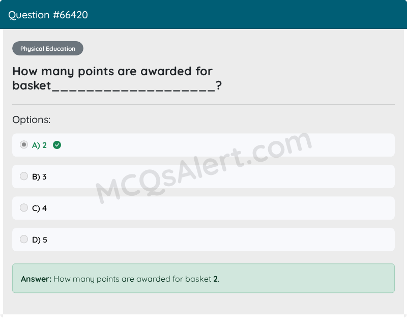 Question Screenshot
