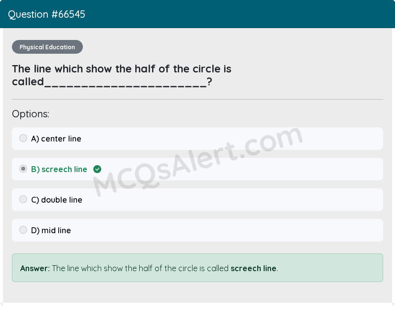 Question Screenshot