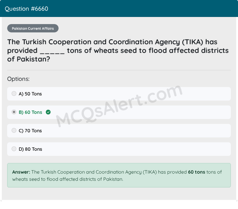Question Screenshot