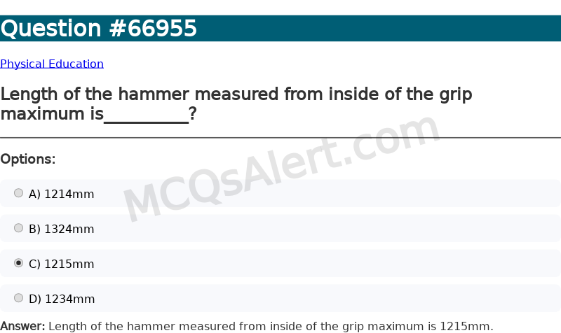 Question Screenshot