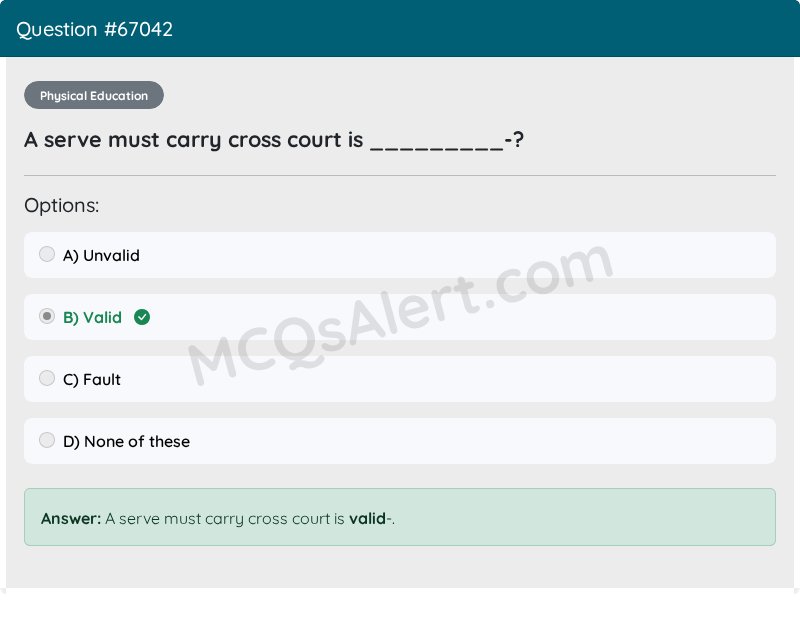 Question Screenshot