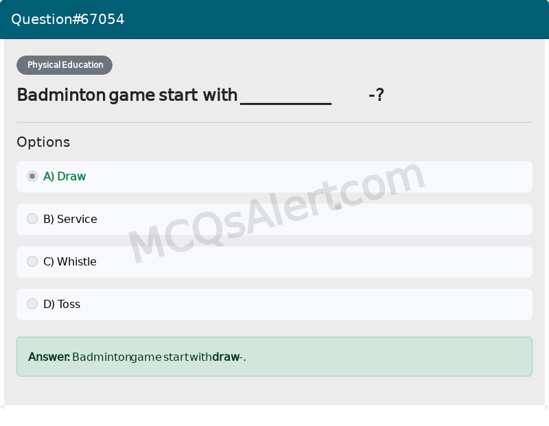 Question Screenshot