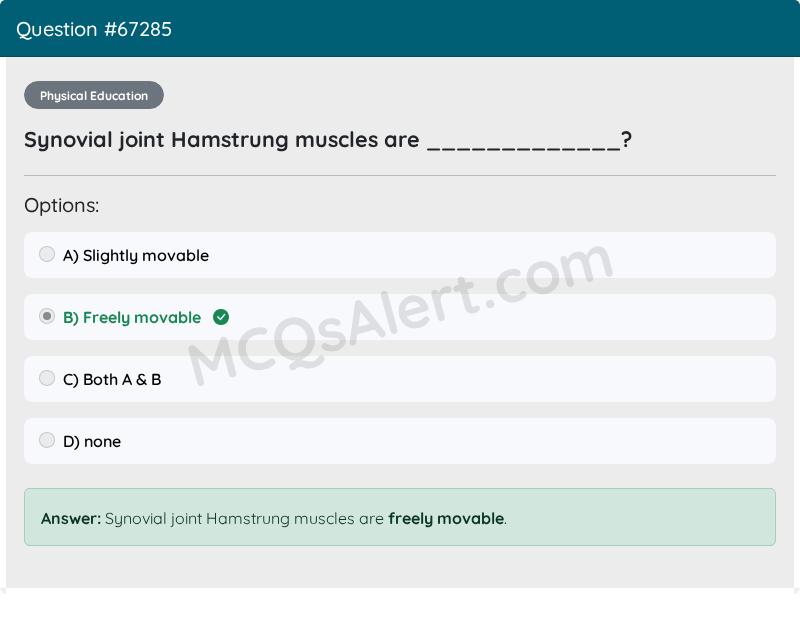 Question Screenshot