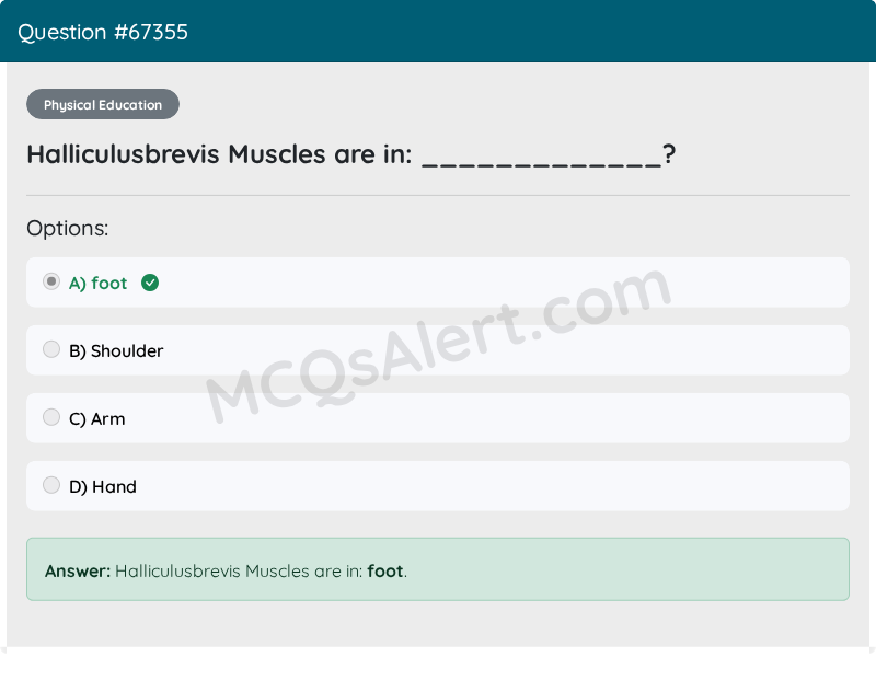 Question Screenshot