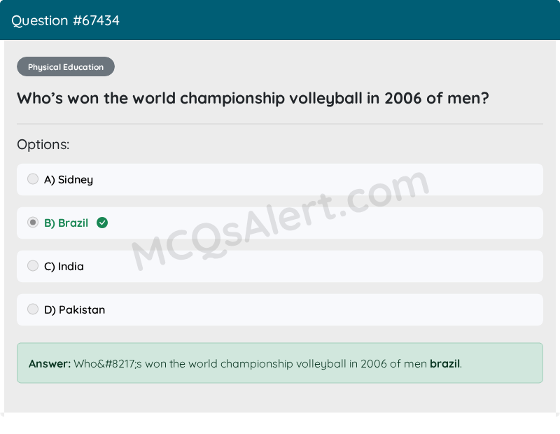 Question Screenshot