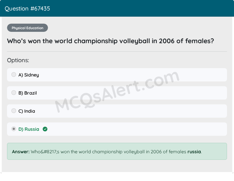 Question Screenshot