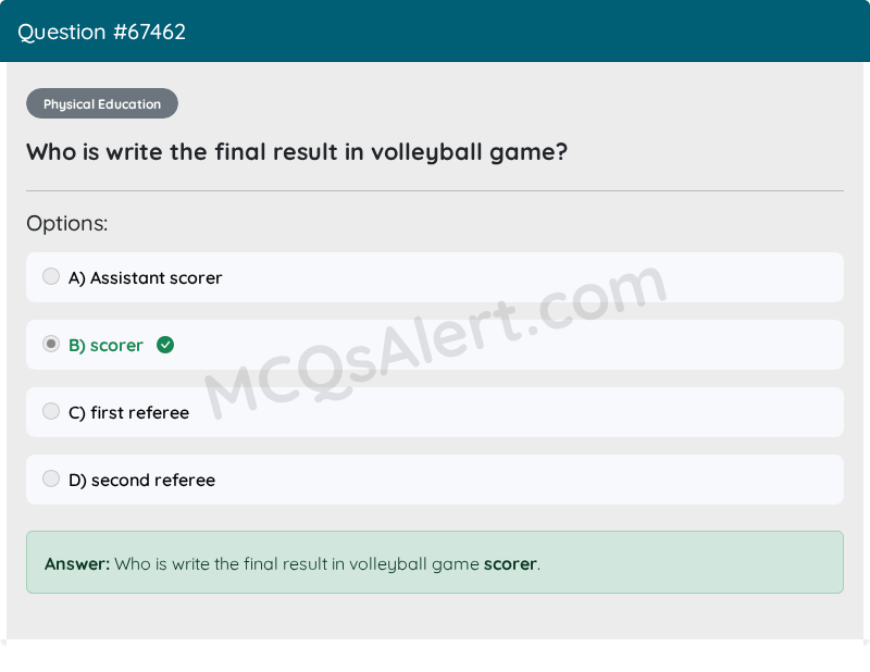 Question Screenshot