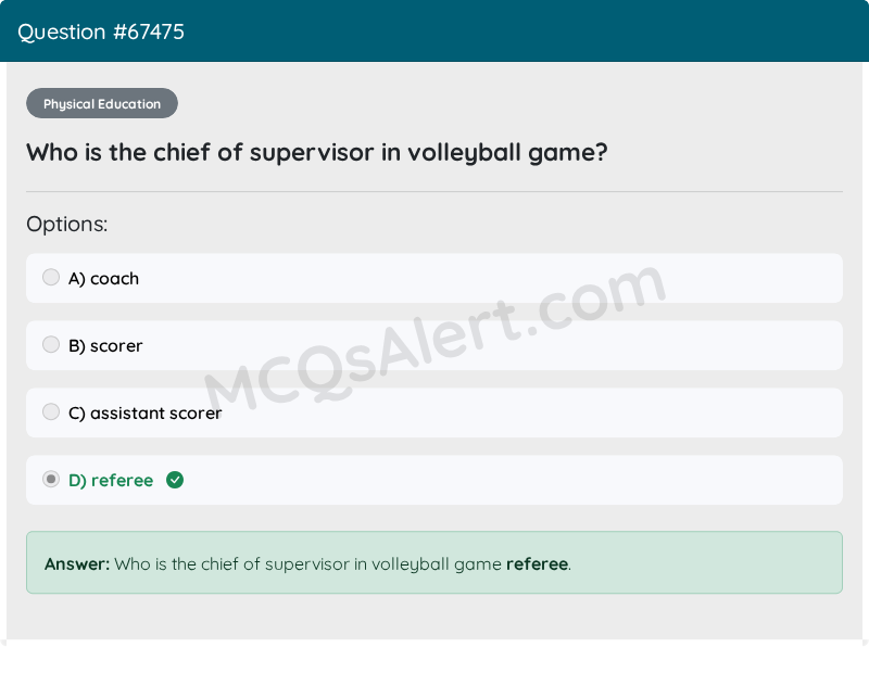 Question Screenshot
