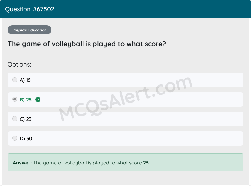 Question Screenshot