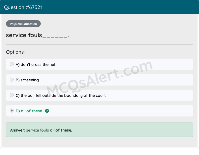 Question Screenshot