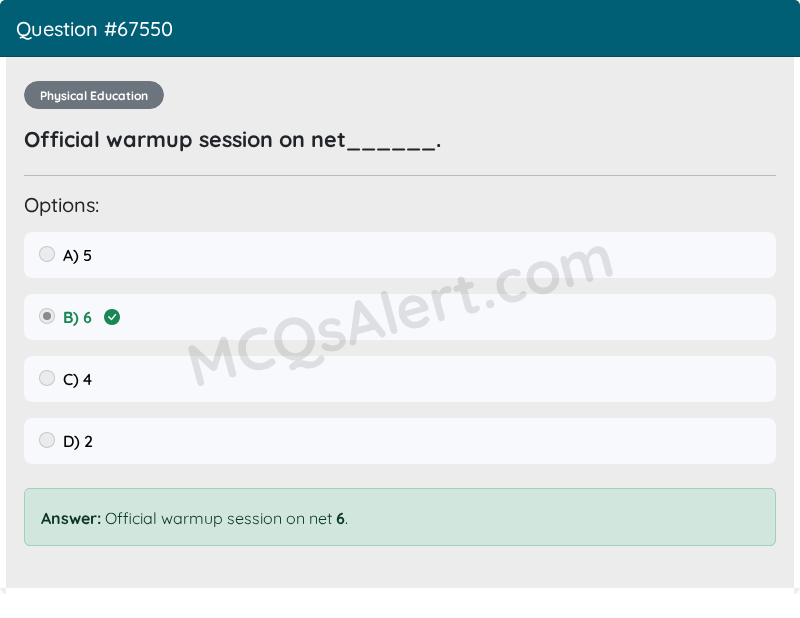 Question Screenshot
