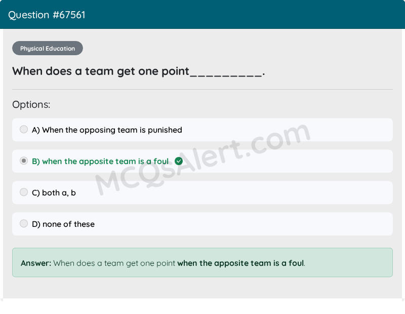 Question Screenshot