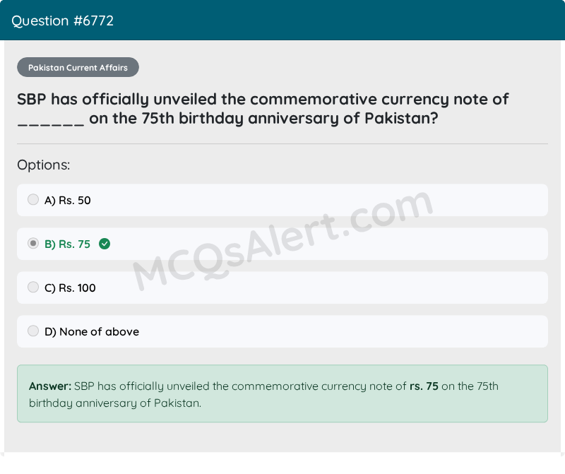 Question Screenshot