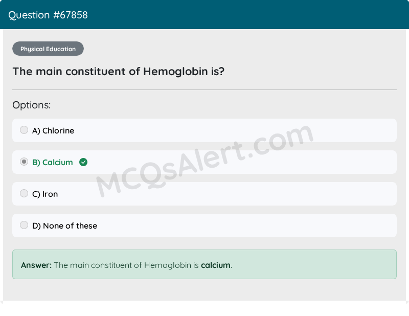 Question Screenshot