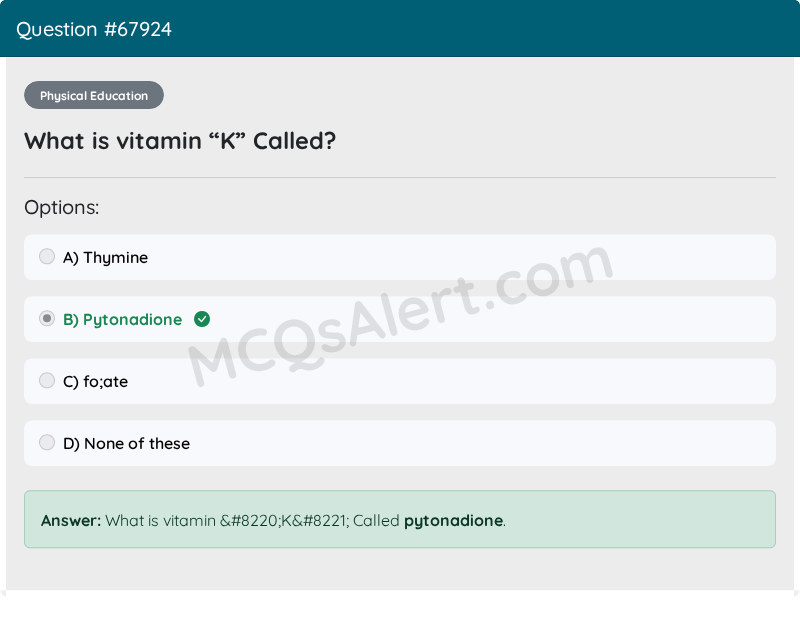 Question Screenshot