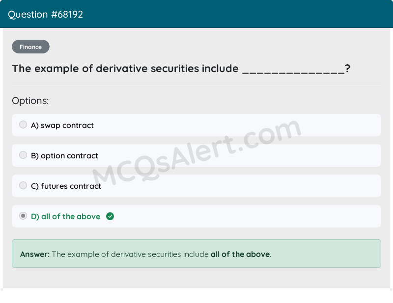 Question Screenshot