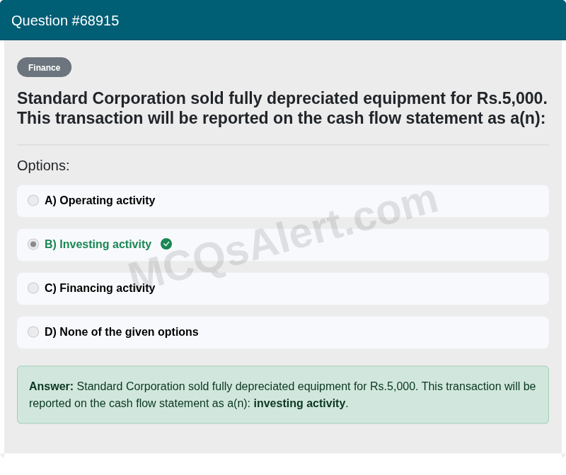 Question Screenshot