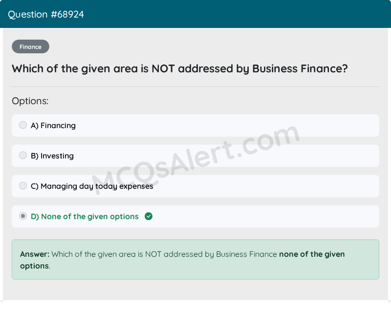Question Screenshot