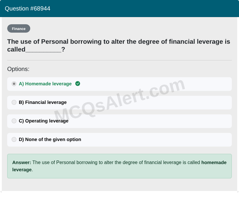 Question Screenshot