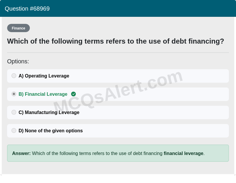 Question Screenshot