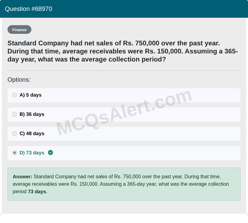 Question Screenshot