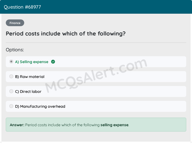 Question Screenshot