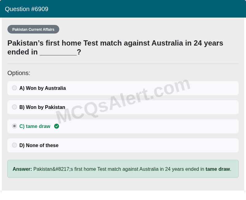 Question Screenshot