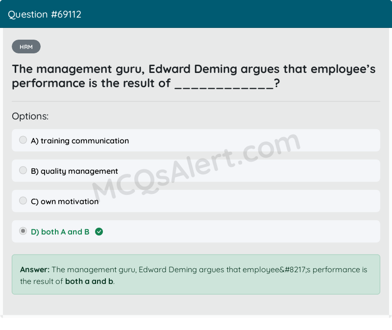 Question Screenshot