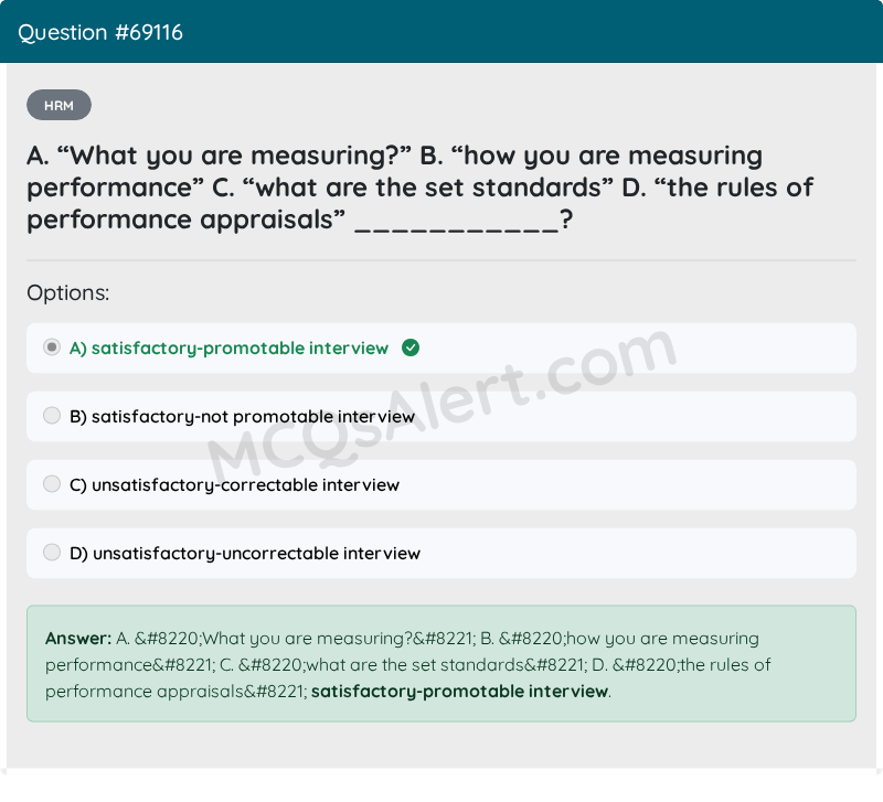 Question Screenshot