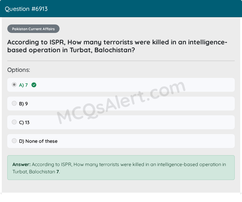 Question Screenshot