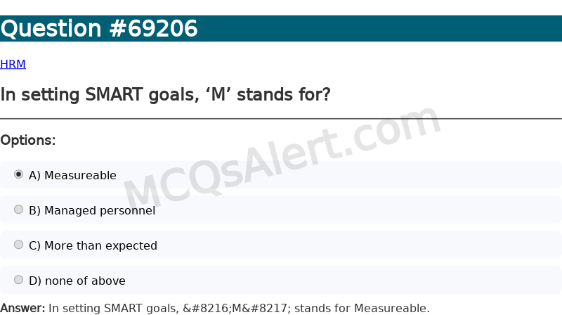 Question Screenshot