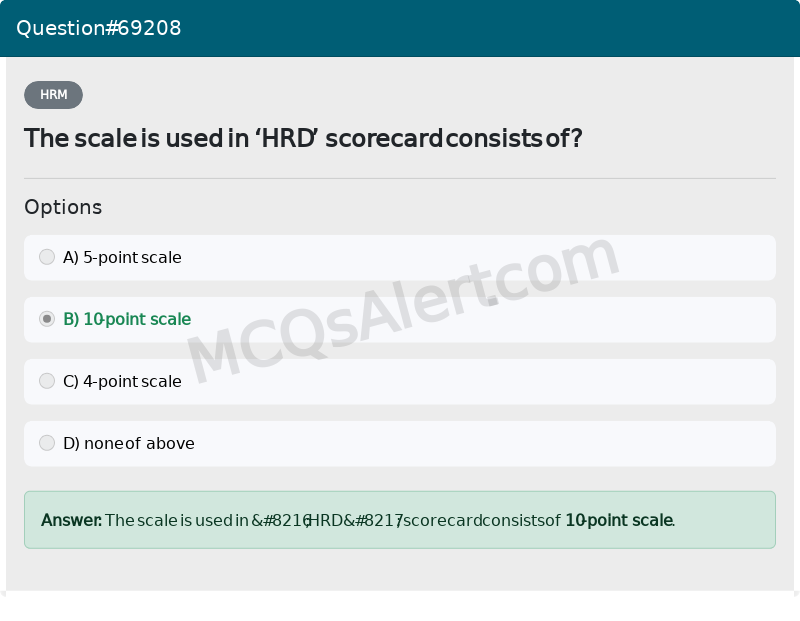 Question Screenshot